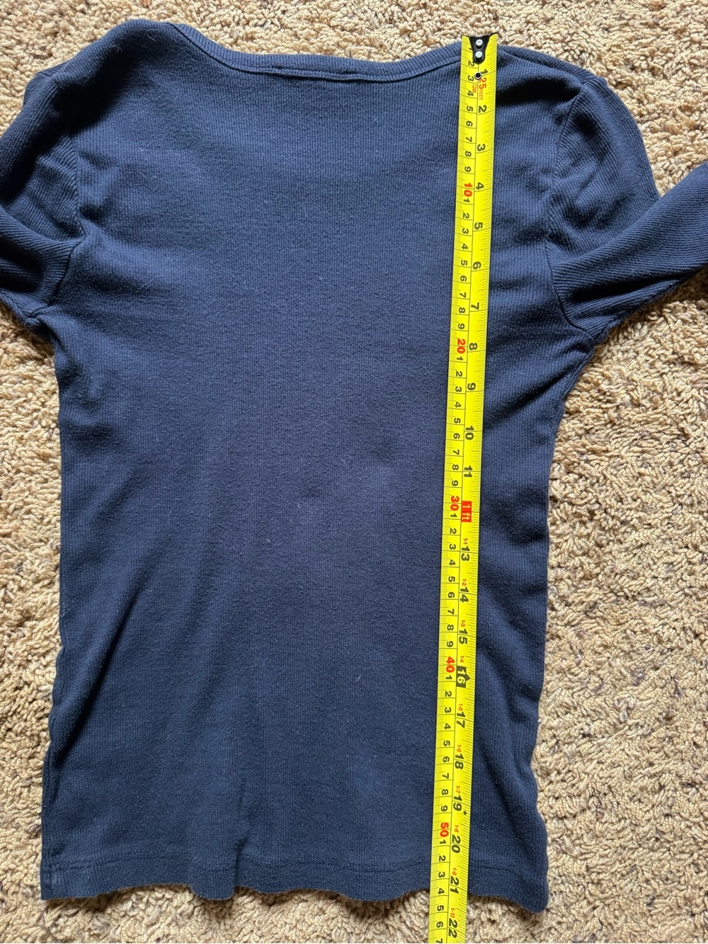 AYR Navy Stretchy Soft Comfortable Tee Size XS - Picture 5 of 7